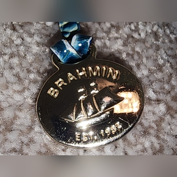 Brahmin Clutch Turquoise Clutch Shoulder Bag - Picture 12 of 16